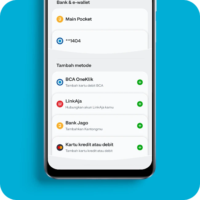 Berbagai metode pembayaran